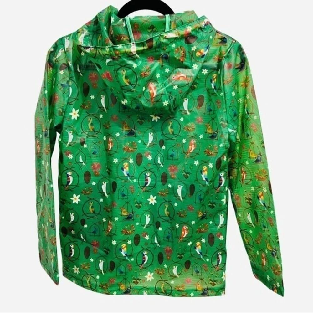 Disney Enchanted Tiki Room Rain Jacket for Women XS‎ NWOT - Picture 4 of 10
